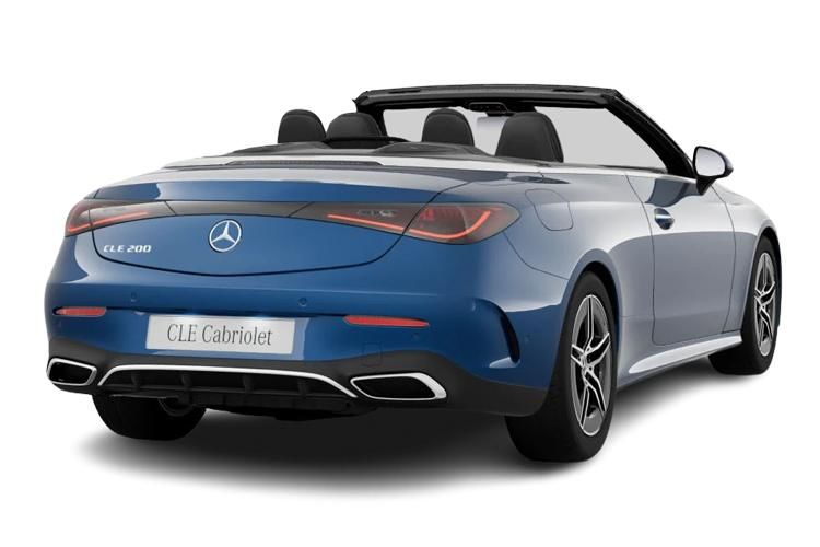 mercedes-benz cle convertible cle 200 amg line 2dr 9g-tronic back view