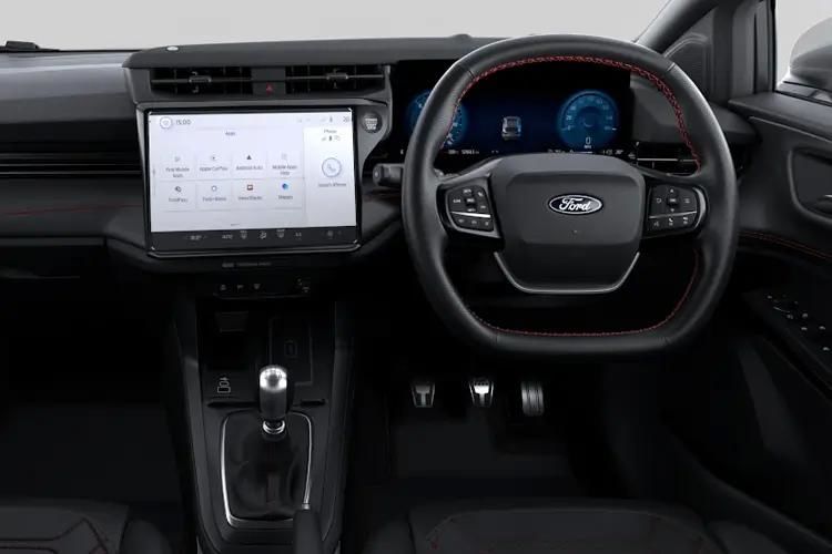 ford puma hatchback 1.0 ecoboost hybrid mhev st-line 5dr inside view