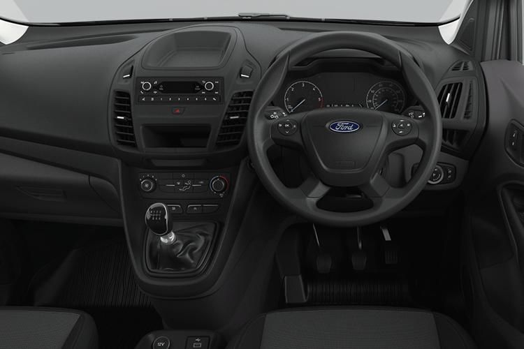 ford transit 135kw 68kwh h2 leader van auto inside view