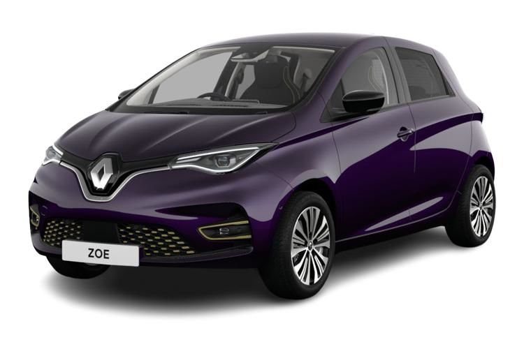 renault zoe hatchback 100kw techno r135 50kwh boost charge 5dr auto front view