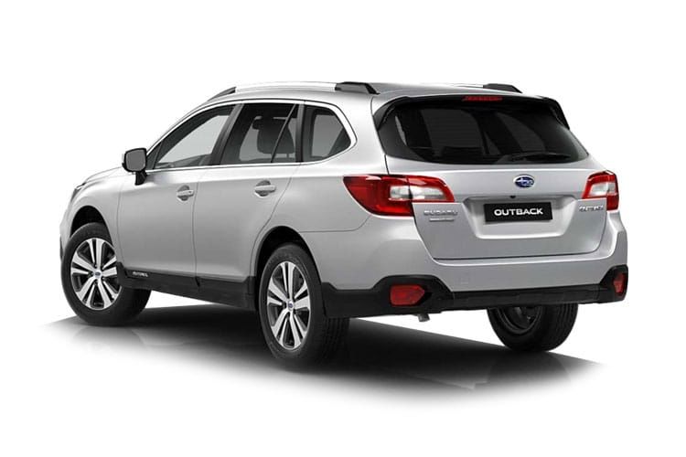 subaru outback estate 2.5i touring 5dr lineartronic back view