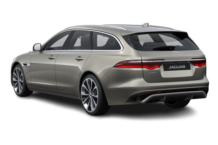 jaguar xf estate 2.0 p250 r-dynamic se black 5dr auto back view