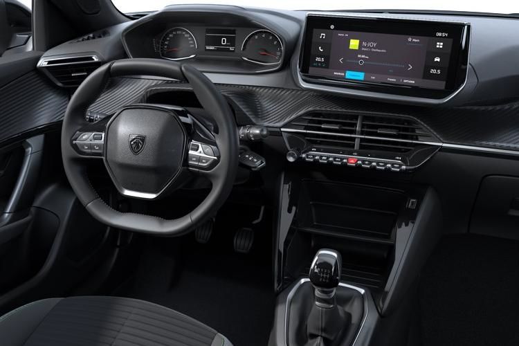 peugeot 2008 100kw gt 50kwh 5dr auto inside view