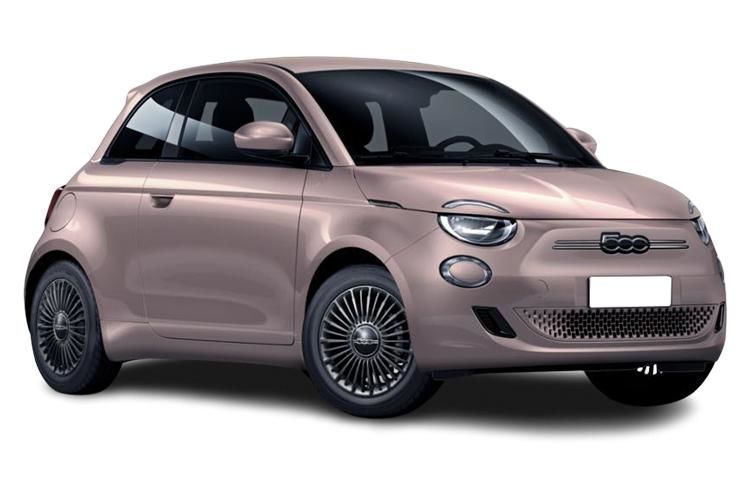 fiat 500 hatchback 87kw la prima 42kwh 3dr auto front view