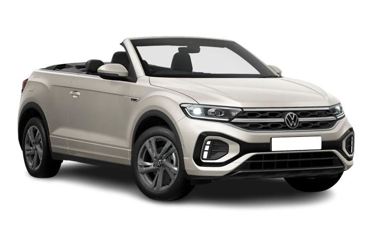 volkswagen t-roc convertible 1.5 tsi style 2dr front view