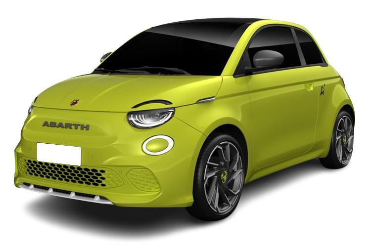 abarth 500 hatchback 114kw 42.2kwh 3dr auto front view