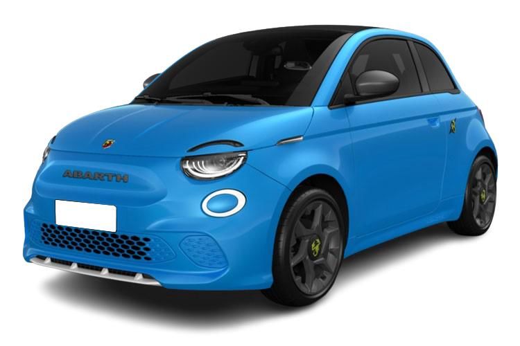 abarth 500 convertible 114kw 42.2kwh 2dr auto front view