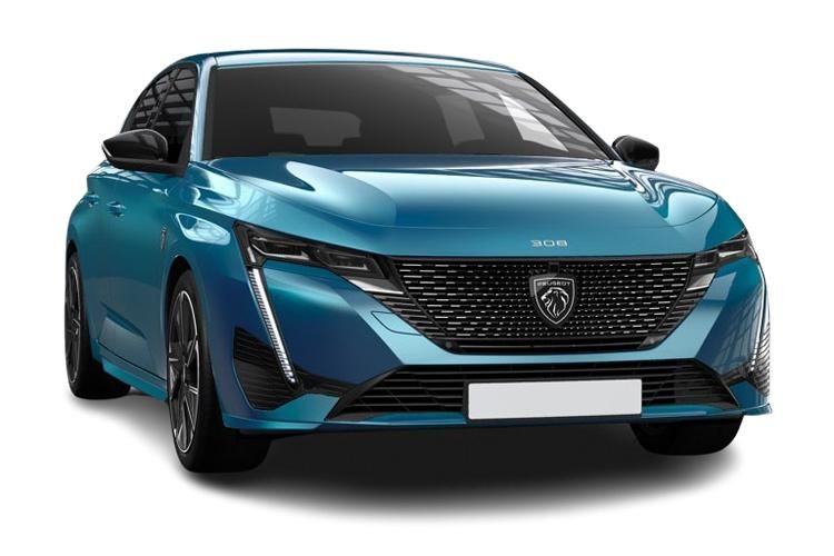 peugeot 308 hatchback 115kw gt 54kwh 5dr auto front view