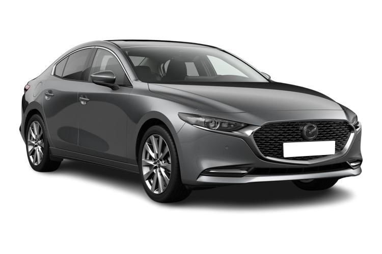 mazda 3 saloon 2.0 e-skyactiv x mhev 186 exclusive-line 4dr auto front view
