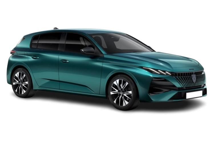 peugeot 308 hatchback 1.2 hybrid 145 gt premium 5dr e-dsc6 front view