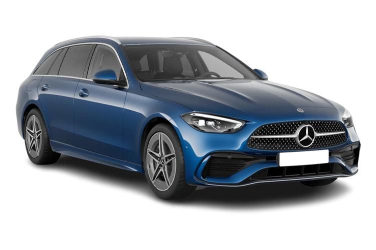 mercedes-benz c class estate c200 amg line 5dr 9g-tronic front view