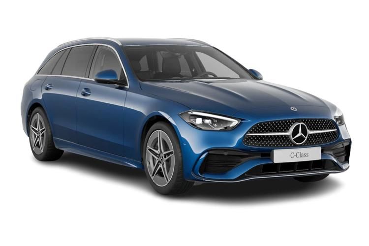 mercedes-benz c class estate c300d amg line premium plus 5dr 9g-tronic front view
