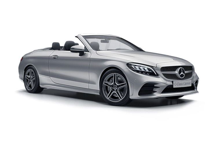 mercedes-benz c class convertible c300 amg line night ed premium plus 2dr 9g-tronic front view