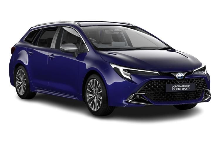 toyota corolla estate 1.8 hybrid excel 5dr cvt front view