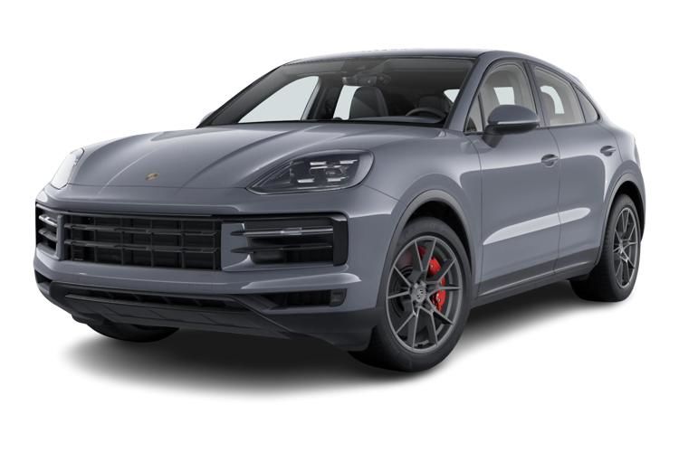 porsche cayenne coupe turbo e-hybrid 5dr tiptronic s [gt package] front view