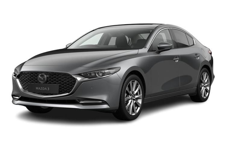 mazda 3 saloon 2.0 e-skyactiv x mhev [186] exclusive-line 4dr front view