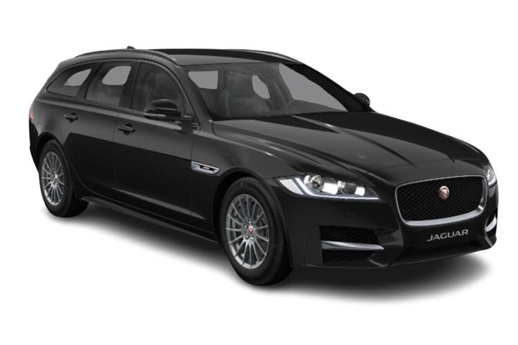 jaguar xf estate 2.0 d200 r-dynamic se black 5dr auto front view