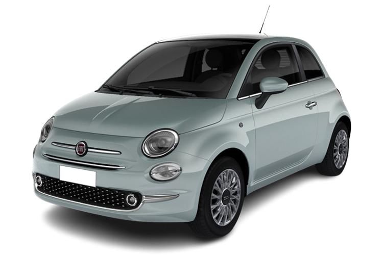 fiat 500 hatchback 87kw la prima 42kwh 3dr auto front view
