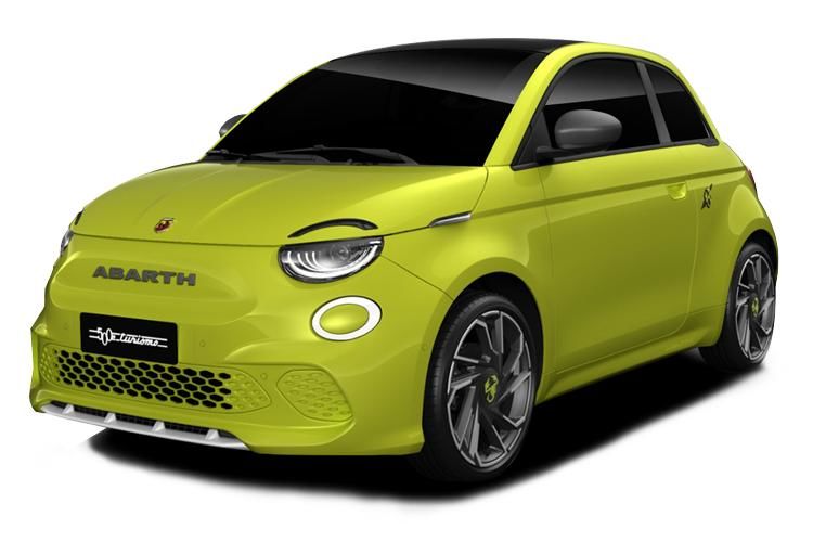 abarth 500 hatchback 114kw 42.2kwh 3dr auto front view