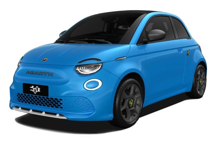 abarth 500 convertible 114kw 42.2kwh 2dr auto front view
