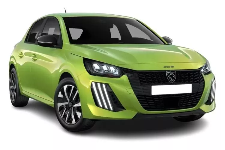 peugeot 208 hatchback 1.2 hybrid 100 allure 5dr e-dsc6 front view