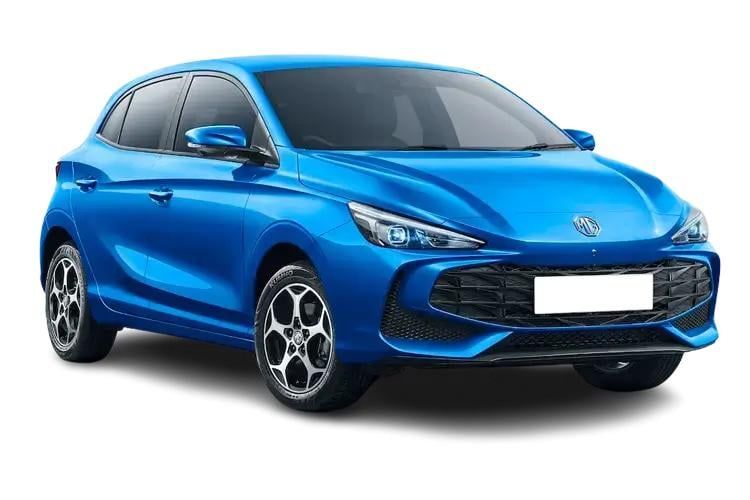 mg motor uk mg3 hatchback 1.5 hybrid trophy 5dr auto front view