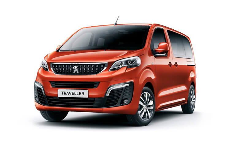 peugeot traveller mpv 100kw active long [8 seat] 75kwh 5dr auto front view