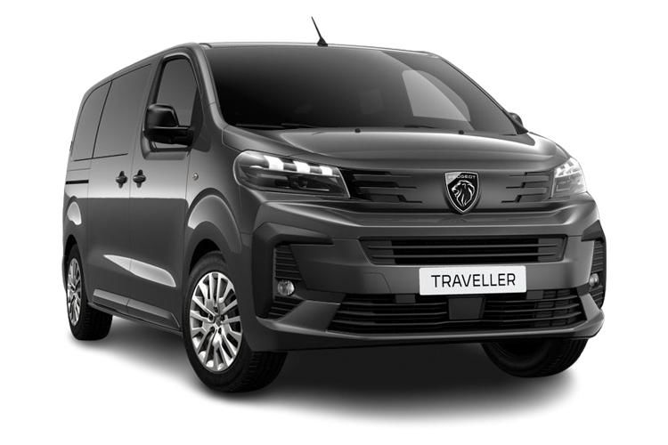 peugeot traveller mpv 100kw active long [8 seat] 75kwh 5dr auto front view