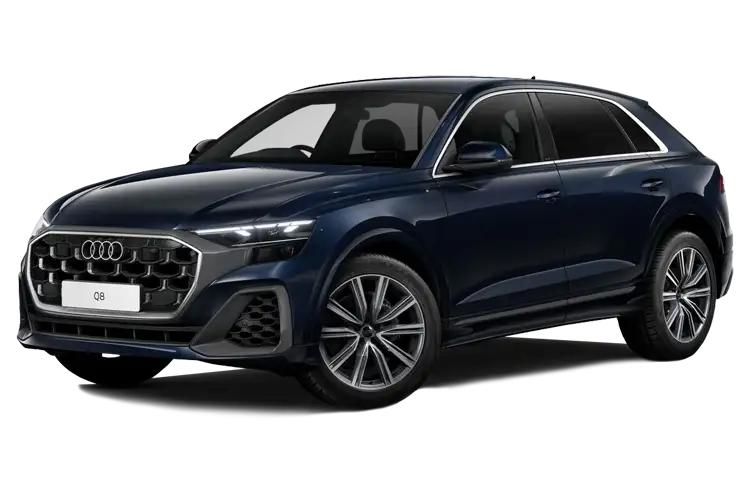 audi q8 55 tfsi e quattro black ed 5dr tiptronic tech pro front view