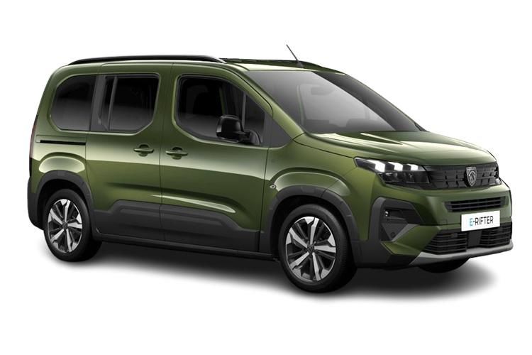 peugeot rifter 100kw allure 52kwh 5dr auto front view