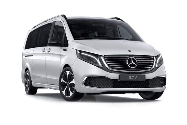 mercedes-benz eqv mpv eqv 300 150 kw executive extra long 90 kwh 5dr at front view