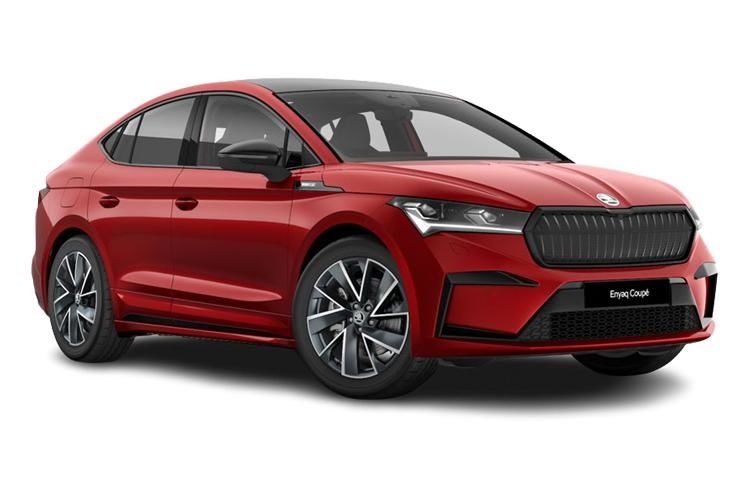 skoda enyaq 125kw 50 edition 55kwh 5dr auto front view