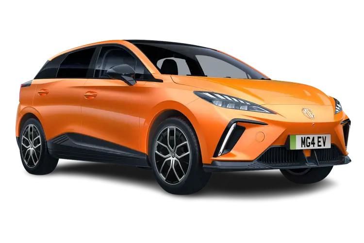 mg motor uk mg4 hatchback 180kw trophy ev extended range 77kwh 5dr auto front view