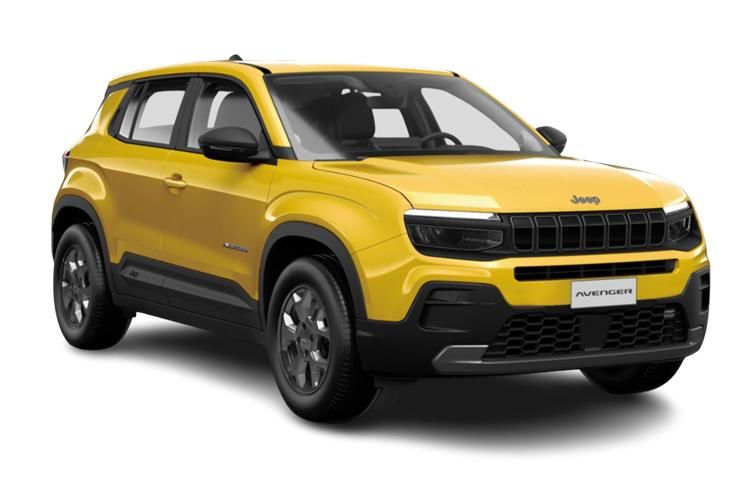 jeep avenger hatchback 115kw e-longitude 54kwh 5dr auto front view