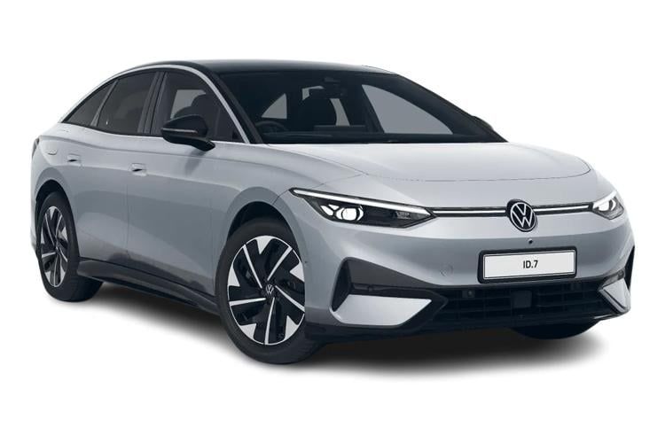 volkswagen id.7 210kw match pro s plus 86kwh 5dr auto [int+ pack] front view