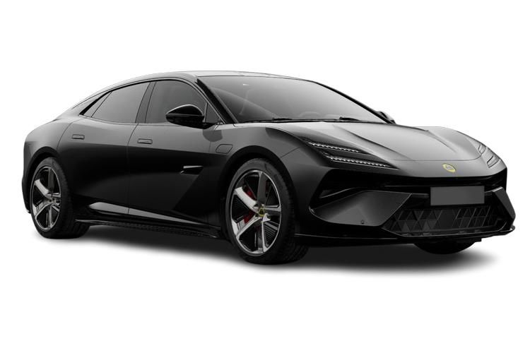 lotus emeya saloon 450kw 102kwh 4dr auto front view