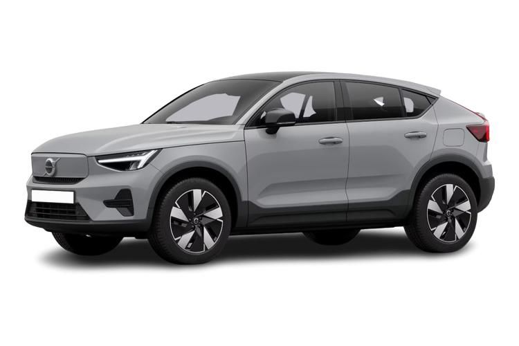 volvo ec40 185kw ext range plus black edition 78kwh 5dr auto front view
