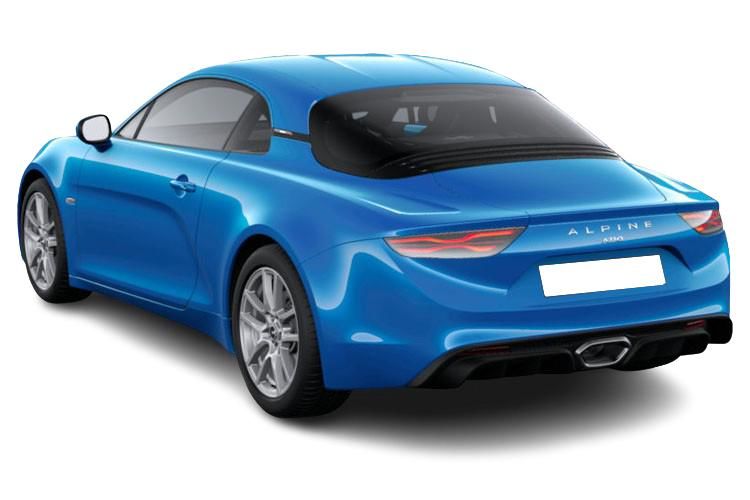 alpine a110 coupe 1.8l turbo 2dr dct back view