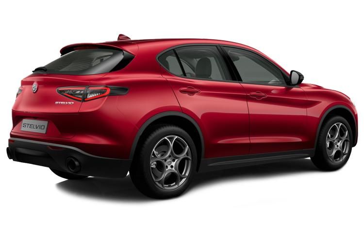 alfa romeo stelvio estate 2.0 turbo 280 sprint 5dr awd auto back view