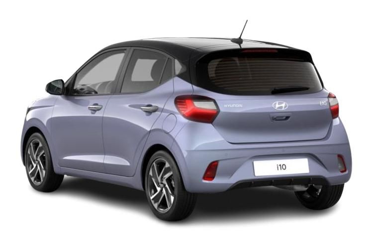 hyundai i10 hatchback 1.0 premium 5dr [nav] back view