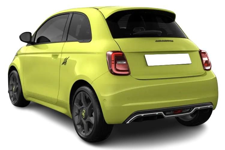 abarth 500 hatchback 114kw turismo 42.2kwh 3dr auto back view