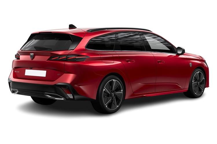 peugeot 308 115kw allure 54kwh 5dr auto back view