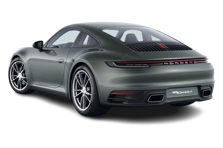 porsche 911 coupe gts t-hybrid 2dr pdk back view