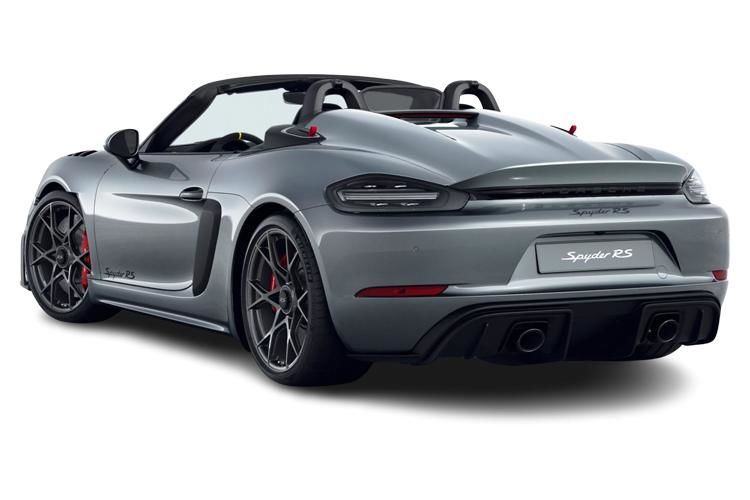 porsche 718 convertible 4.0 rs 2dr pdk back view