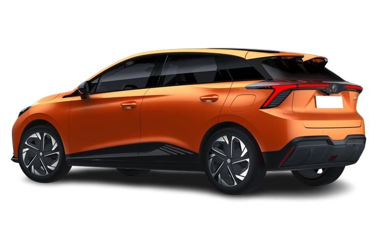 mg motor uk mg4 hatchback 180kw trophy ev extended range 77kwh 5dr auto back view