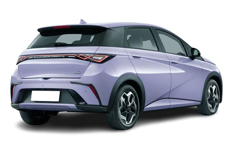 byd dolphin hatchback 150kw comfort 60.4kwh auto back view