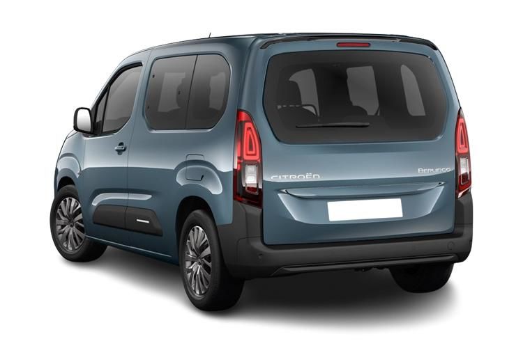 citroen berlingo 100kw plus xl 52kwh 5dr auto [7 seat] back view