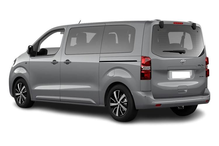 toyota proace verso 100kw design l1 75kwh 5dr auto back view