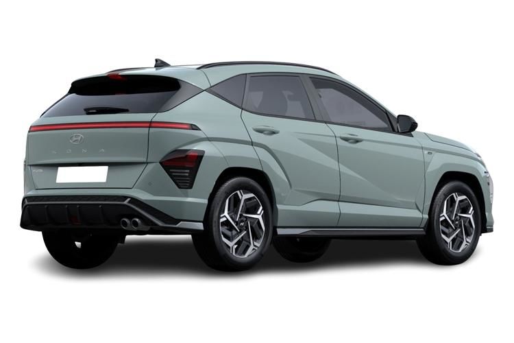 hyundai kona hatchback 1.0t 100 n line 5dr back view