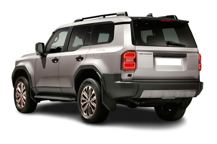 toyota land cruiser 2.8 d-4d 204 invincible 5dr auto 7 seats back view